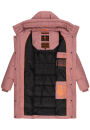Marikoo Yuikoo lange Damen Winterjacke B941 Dark Rose-Größe XXL - Gr. 44
