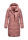 Marikoo Yuikoo lange Damen Winterjacke B941 Dark Rose-Größe XXL - Gr. 44