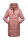Marikoo Yuikoo lange Damen Winterjacke B941 Dark Rose-Größe XXL - Gr. 44
