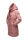 Marikoo Yuikoo lange Damen Winterjacke B941 Dark Rose-Größe XXL - Gr. 44
