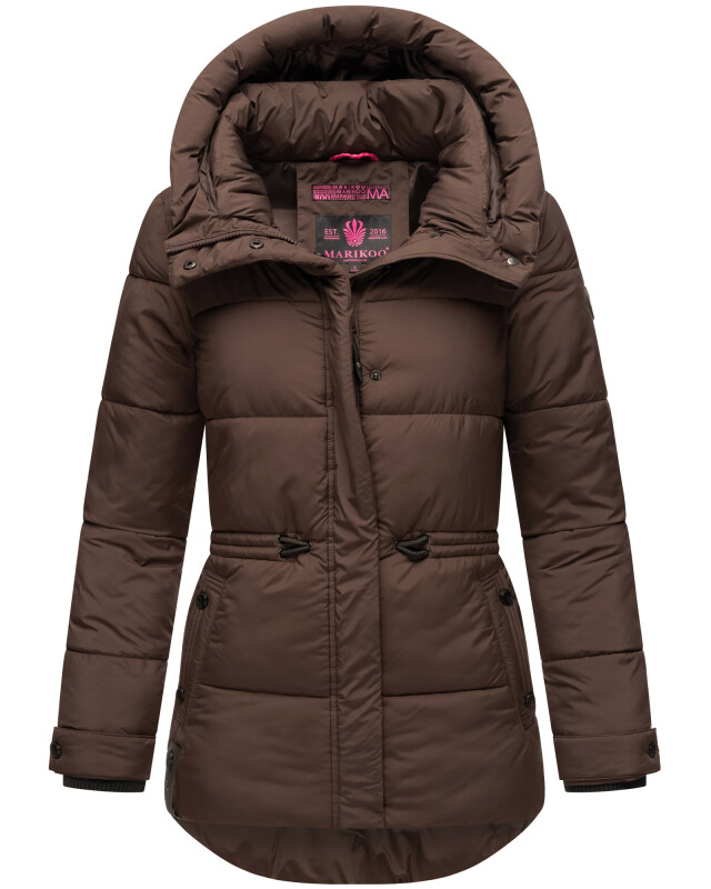 Marikoo Akumaa Damen Winterjacke B947 Dark Choco Größe XS - Gr. 34