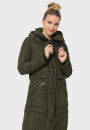 Marikoo Ayumii Damen lange Winter Steppjacke B948