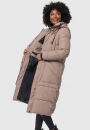 Marikoo Ayumii Damen Winterjacke B948 Taupe Grey Größe S - Gr. 36