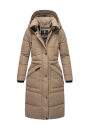 Marikoo Ayumii Damen Winterjacke B948 Taupe Grey...