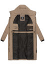 Marikoo Ayumii Damen Winterjacke B948 Taupe Grey Größe XL - Gr. 42
