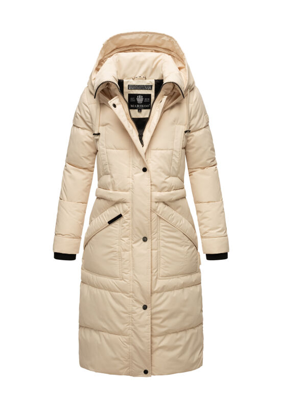 Marikoo Ayumii Damen Winterjacke B948 Creme Größe M - Gr. 38