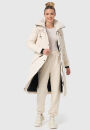 Marikoo Ayumii Damen Winterjacke B948 Creme Größe XXL - Gr. 44