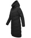 Marikoo Benikoo Damen lange Winterjacke B949 Schwarz-Größe M - Gr. 38
