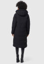 Marikoo Benikoo Damen lange Winterjacke B949 Schwarz Größe XL - Gr. 42