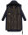 Marikoo Benikoo Damen lange Winterjacke B949 Navy Größe S - Gr. 36