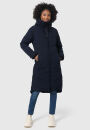 Marikoo Benikoo Damen lange Winterjacke B949 Navy...