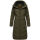 Marikoo Benikoo Damen lange Winterjacke B949 Dark Olive-Größe L - Gr. 40
