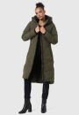 Marikoo Benikoo Damen lange Winterjacke B949 Dark Olive...