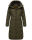 Marikoo Benikoo Damen lange Winterjacke B949 Dark Olive-Größe XL - Gr. 42