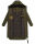 Marikoo Benikoo Damen lange Winterjacke B949 Dark Olive-Größe XL - Gr. 42
