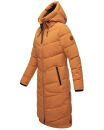 Marikoo Benikoo Damen lange Winterjacke B949 Rusty Cinnamon Größe S - Gr. 36