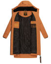 Marikoo Benikoo Damen lange Winterjacke B949 Rusty Cinnamon Größe S - Gr. 36