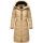 Marikoo Benikoo Damen lange Winterjacke B949 Beige-Größe S - Gr. 36