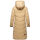 Marikoo Benikoo Damen lange Winterjacke B949 Beige-Größe S - Gr. 36