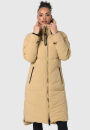 Marikoo Benikoo Damen lange Winterjacke B949 Beige...