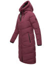 Marikoo Benikoo Damen lange Winterjacke B949 Wine Größe S - Gr. 36