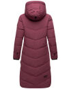 Marikoo Benikoo Damen lange Winterjacke B949 Wine Größe S - Gr. 36