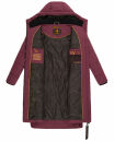 Marikoo Benikoo Damen lange Winterjacke B949 Wine Größe S - Gr. 36