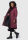 Marikoo Benikoo Damen lange Winterjacke B949 Wine Größe S - Gr. 36