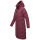 Marikoo Benikoo Damen lange Winterjacke B949 Wine-Größe M - Gr. 38