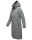 Marikoo Benikoo Damen lange Winterjacke B949 Stormy Blue Größe XL - Gr. 42