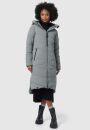 Marikoo Benikoo Damen lange Winterjacke B949 Stormy Blue...