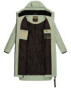 Marikoo Benikoo Damen lange Winterjacke B949 Smokey Mint-Größe S - Gr. 36