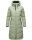 Marikoo Benikoo Damen lange Winterjacke B949 Smokey Mint-Größe S - Gr. 36