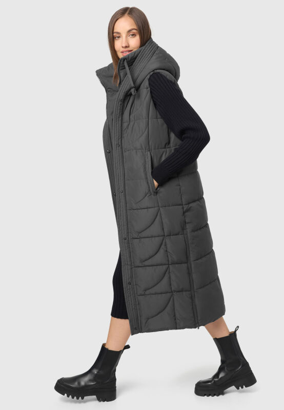 Navahoo Brezelchen Damen Winter Weste B950 Anthrazit Größe M - Gr. 38