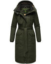 Navahoo Hokulanii Damen Winter Mantel B953 Dark Olive Größe XS - Gr. 34