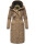 Navahoo Hokulanii Damen Winter Mantel B953 Dark Taupe Größe XS - Gr. 34