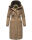 Navahoo Hokulanii Damen Winter Mantel B953 Dark Taupe Größe S - Gr. 36