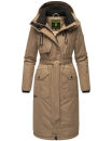 Navahoo Hokulanii Damen Winter Mantel B953 Dark Taupe...