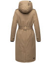 Navahoo Hokulanii Damen Winter Mantel B953 Dark Taupe Größe XL - Gr. 42