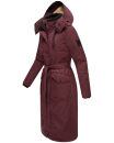 Navahoo Hokulanii Damen Winter Mantel B953 Wine Größe L - Gr. 40