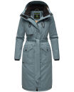 Navahoo Hokulanii Damen Winter Mantel B953 Powder Blue Größe XS - Gr. 34