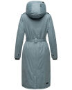 Navahoo Hokulanii Damen Winter Mantel B953 Powder Blue Größe XS - Gr. 34