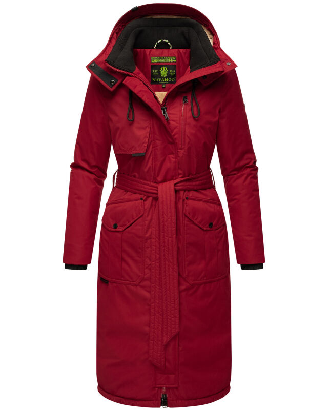 Navahoo Hokulanii Damen Winter Mantel B953 Dark Red Größe M - Gr. 38