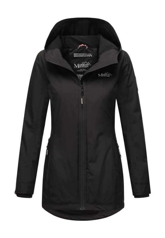 Marikoo Honigbeere Damen Übergangsjacke B954 Schwarz Größe XS - Gr. 34
