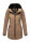 Marikoo Honigbeere Damen Übergangsjacke B954 Taupe Größe S - Gr. 36