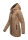 Marikoo Honigbeere Damen Übergangsjacke B954 Taupe Größe M - Gr. 38