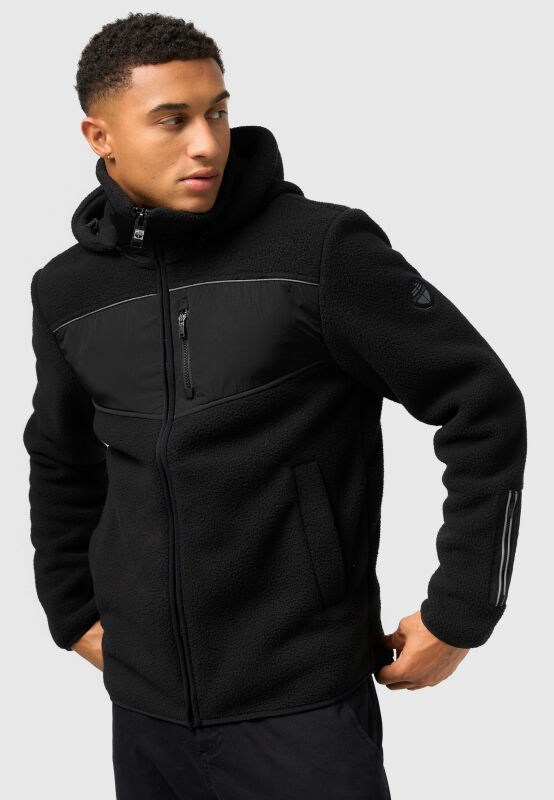 Stone Harbour ILLian Herren Fleece Jacke B745 Schwarz Größe L - Gr. L