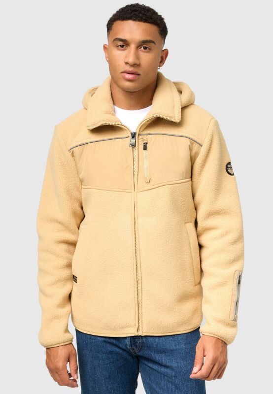 Stone Harbour ILLian Herren Fleece Jacke B745 Sand Größe S - Gr. S