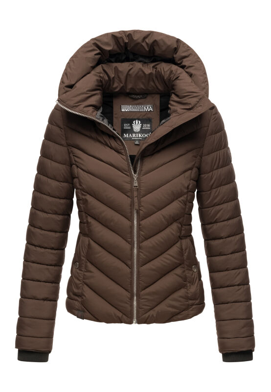Marikoo Kagomee Damen Steppjacke B957 Dark Choco Größe XS - Gr. 34