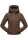 Marikoo Kagomee Damen Steppjacke B957 Dark Choco Größe XS - Gr. 34